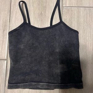 Open back tank top